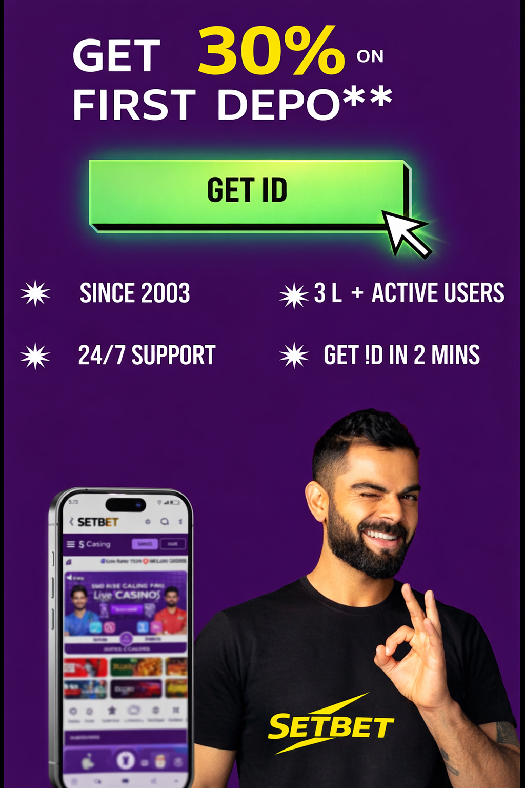 SETBET promotional poster